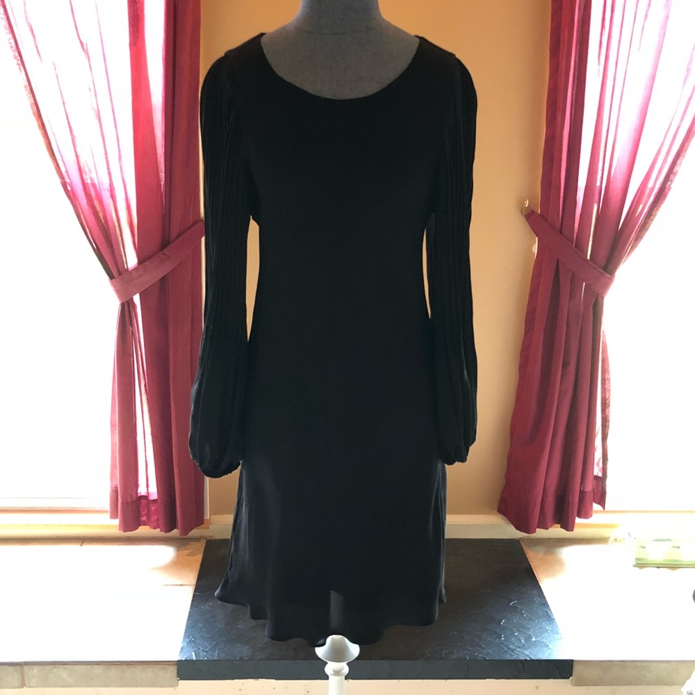 Alice and Olivia Black Long Sleeve Dress